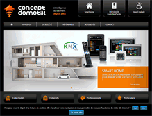 Tablet Screenshot of concept-domotik.fr